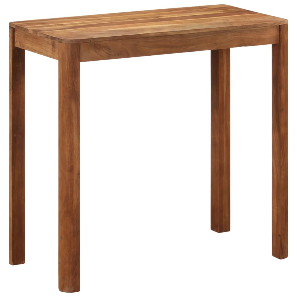 Bar Table Solid Wood Acacia With Honey Finish