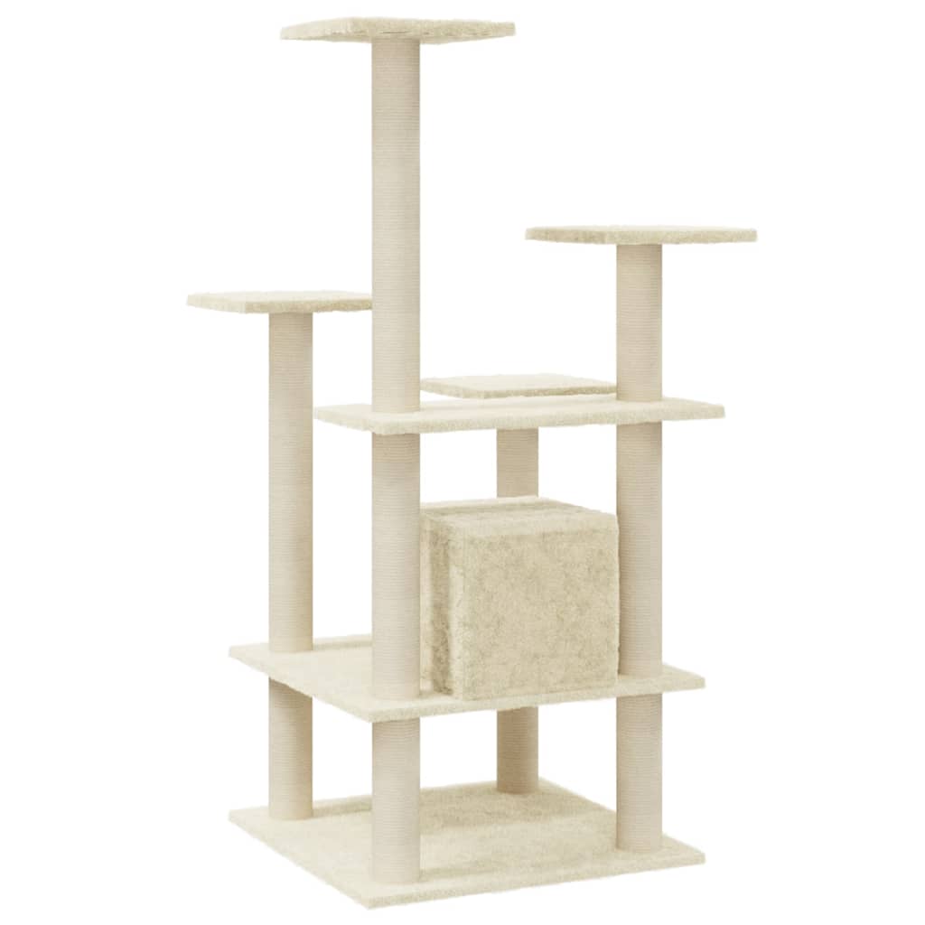 Cat Tree With Sisal Scratching Posts 110 Cm