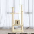 Cat Tree With Sisal Scratching Posts 110 Cm