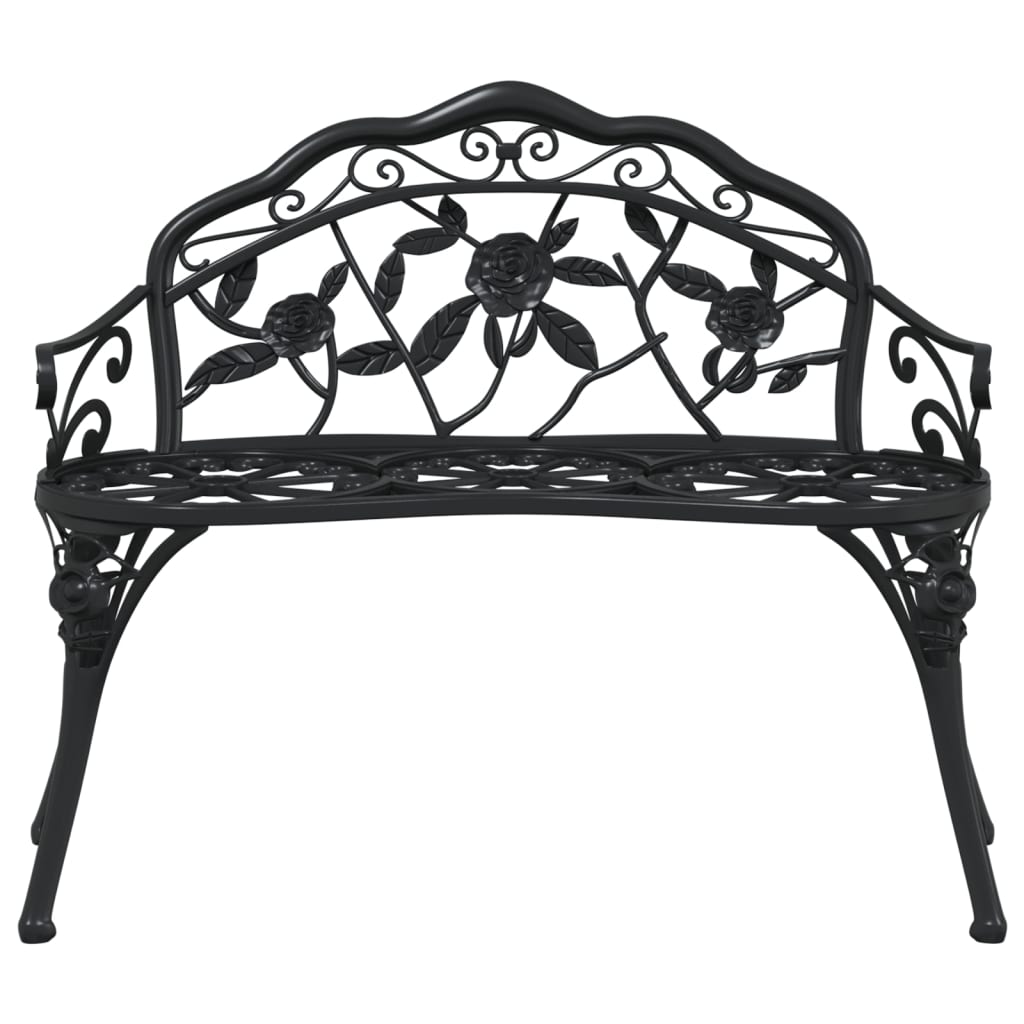 Garden Bench 100 Cm Cast Aluminium