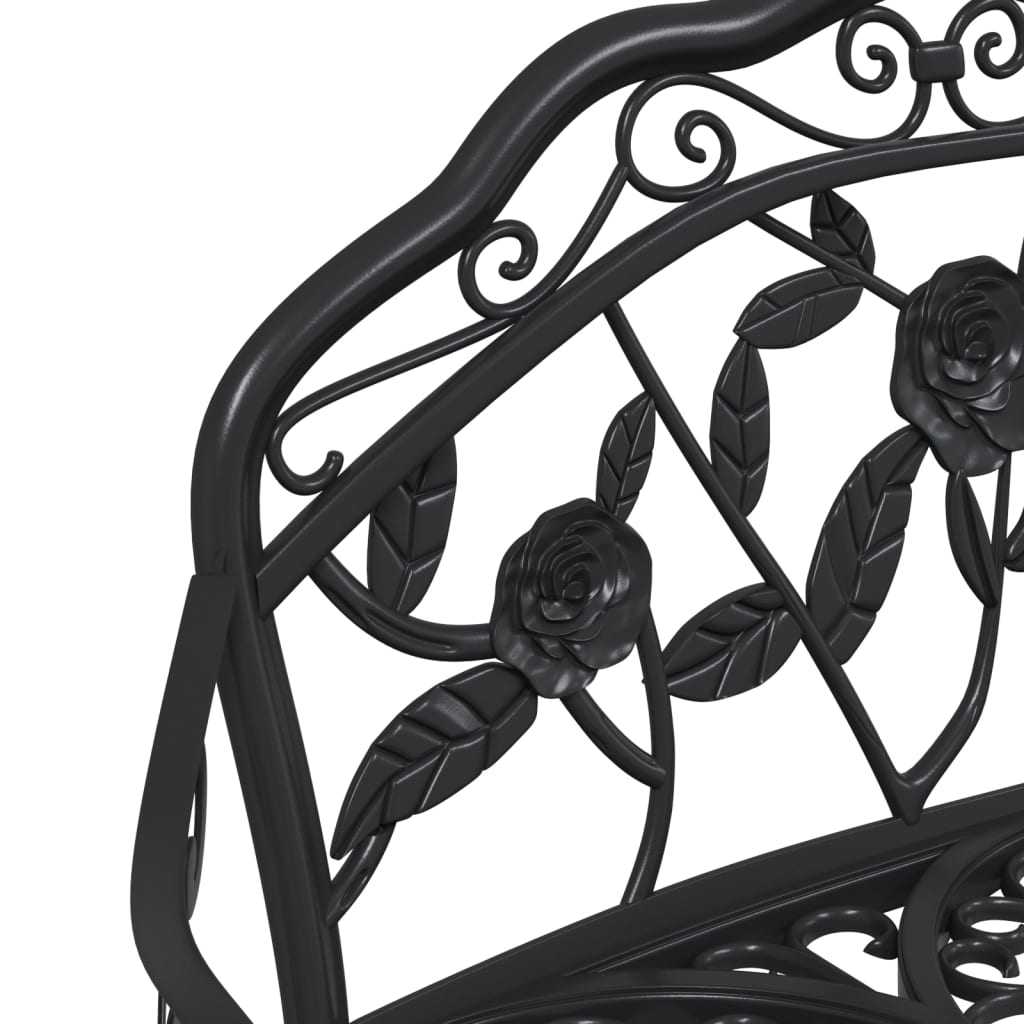 Garden Bench 100 Cm Cast Aluminium