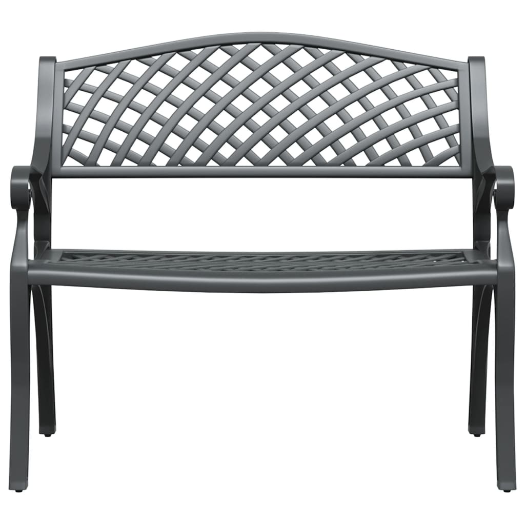 Garden Bench 102 Cm Cast Aluminium