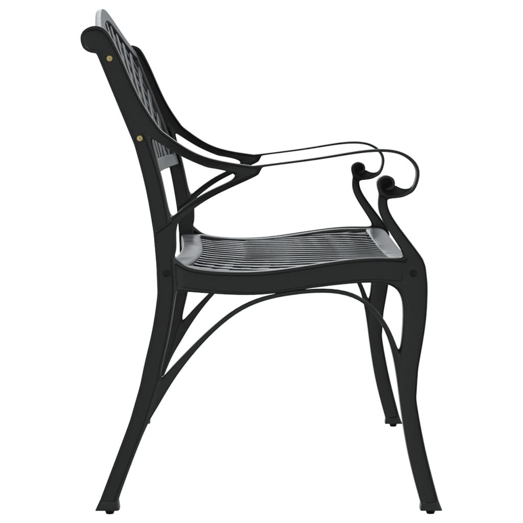 Garden Bench 102 Cm Cast Aluminium