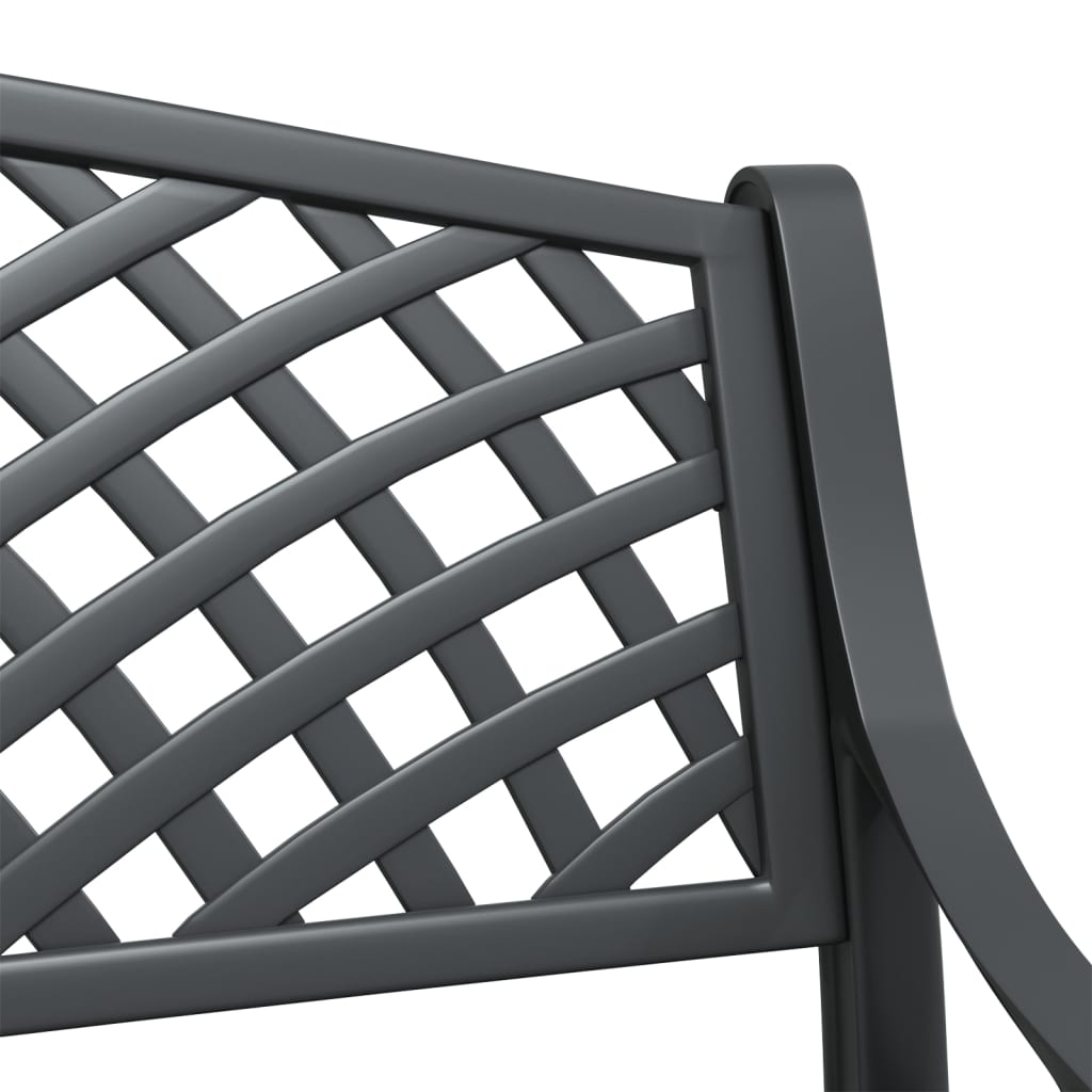 Garden Bench 102 Cm Cast Aluminium
