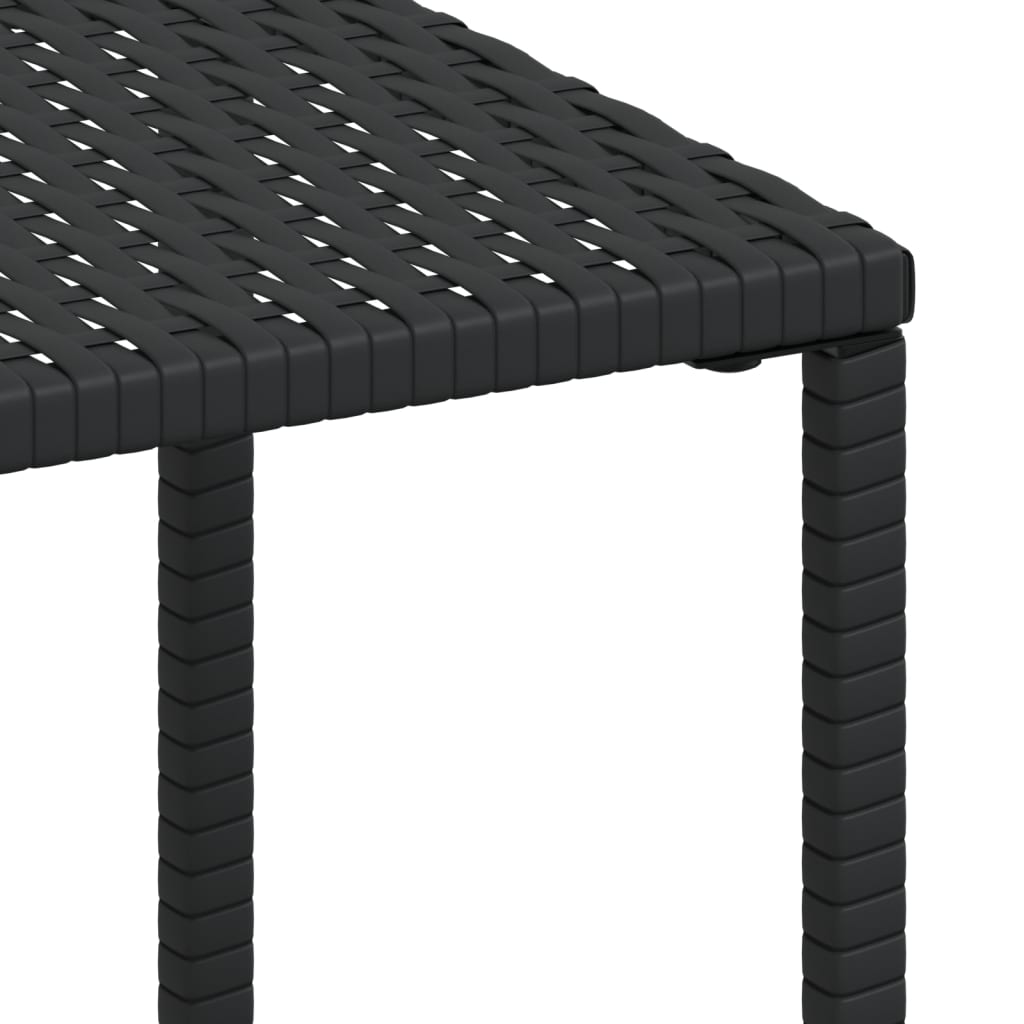 Sun Loungers 2 Pcs With Table Poly Rattan