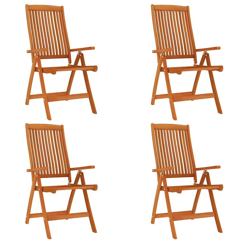 Outdoor Furniture Set 5 Piece Garden Dining Solid Wood Eucalyptus Waterproof Wit