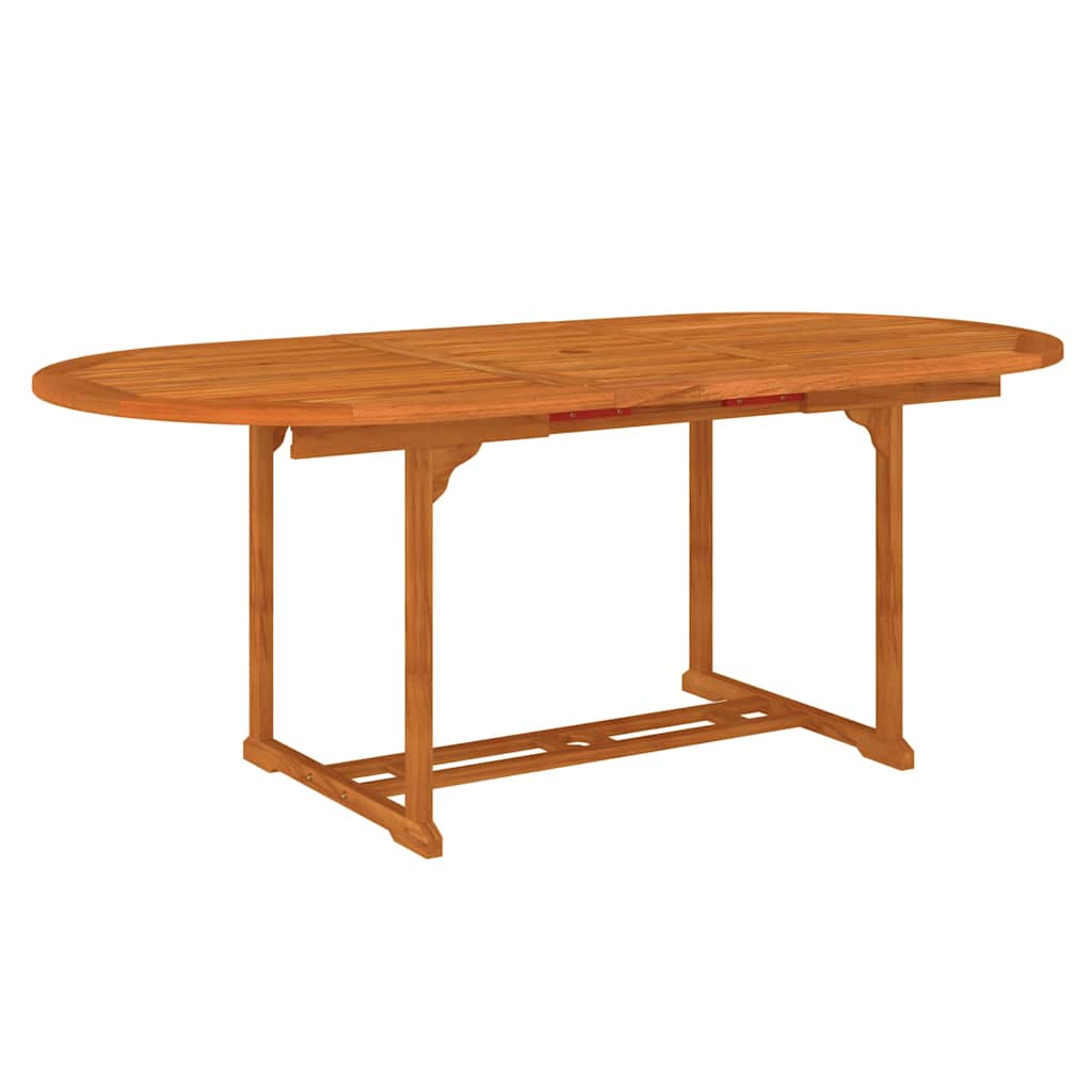 Outdoor Furniture Set 5 Piece Garden Dining Solid Wood Eucalyptus Waterproof Wit