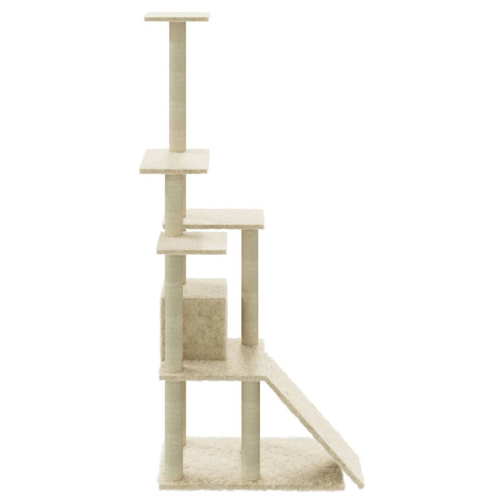 Cat Tree With Sisal Scratching Posts 155 Cm