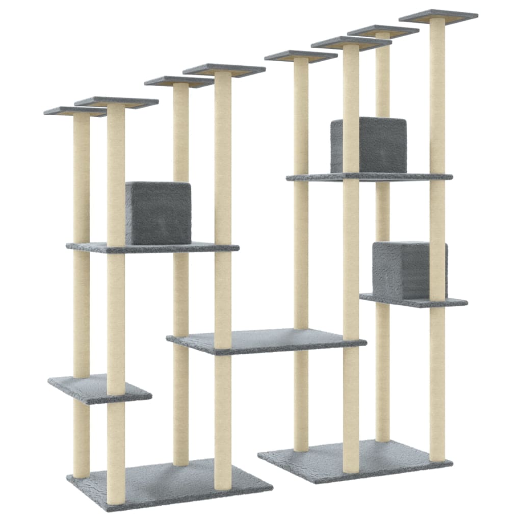 Cat Tree With Sisal Scratching Posts 174 Cm