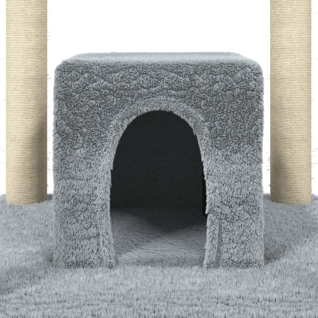 Cat Tree With Sisal Scratching Posts 174 Cm