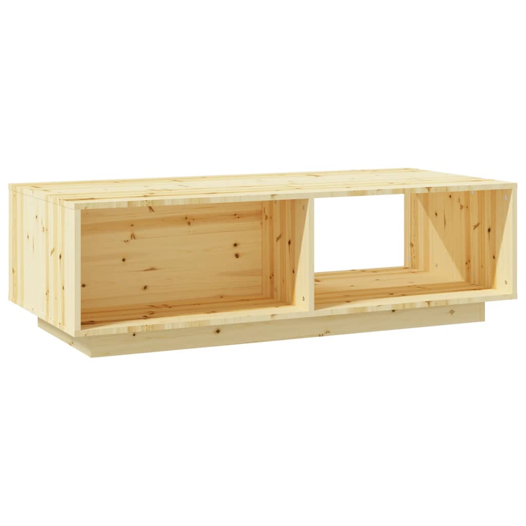 Coffee Table 110X50X33.5 Cm Solid Firwood