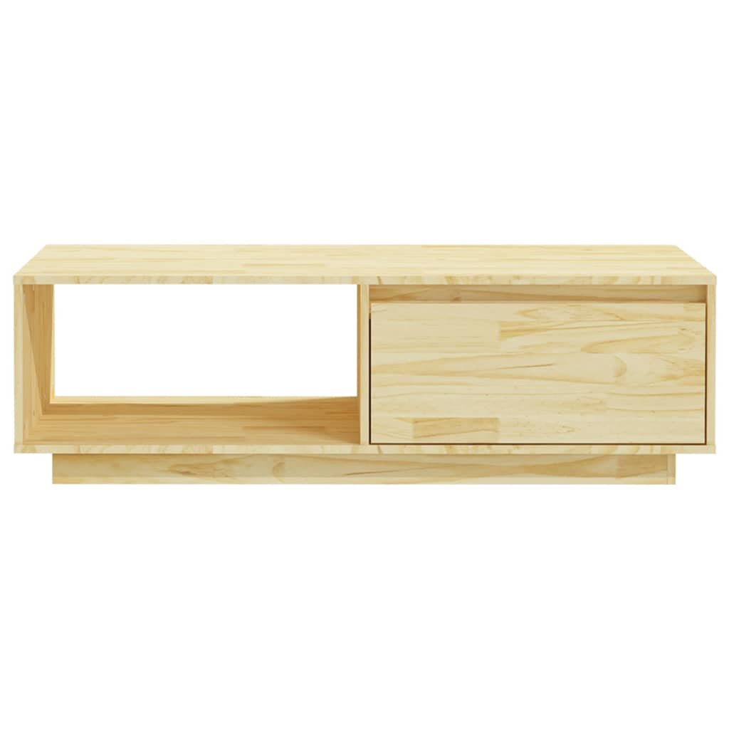 Coffee Table 110X50X33.5 Cm Solid Pinewood