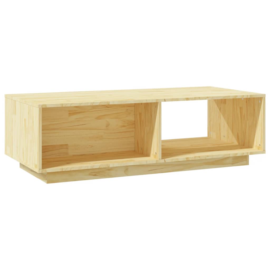 Coffee Table 110X50X33.5 Cm Solid Pinewood