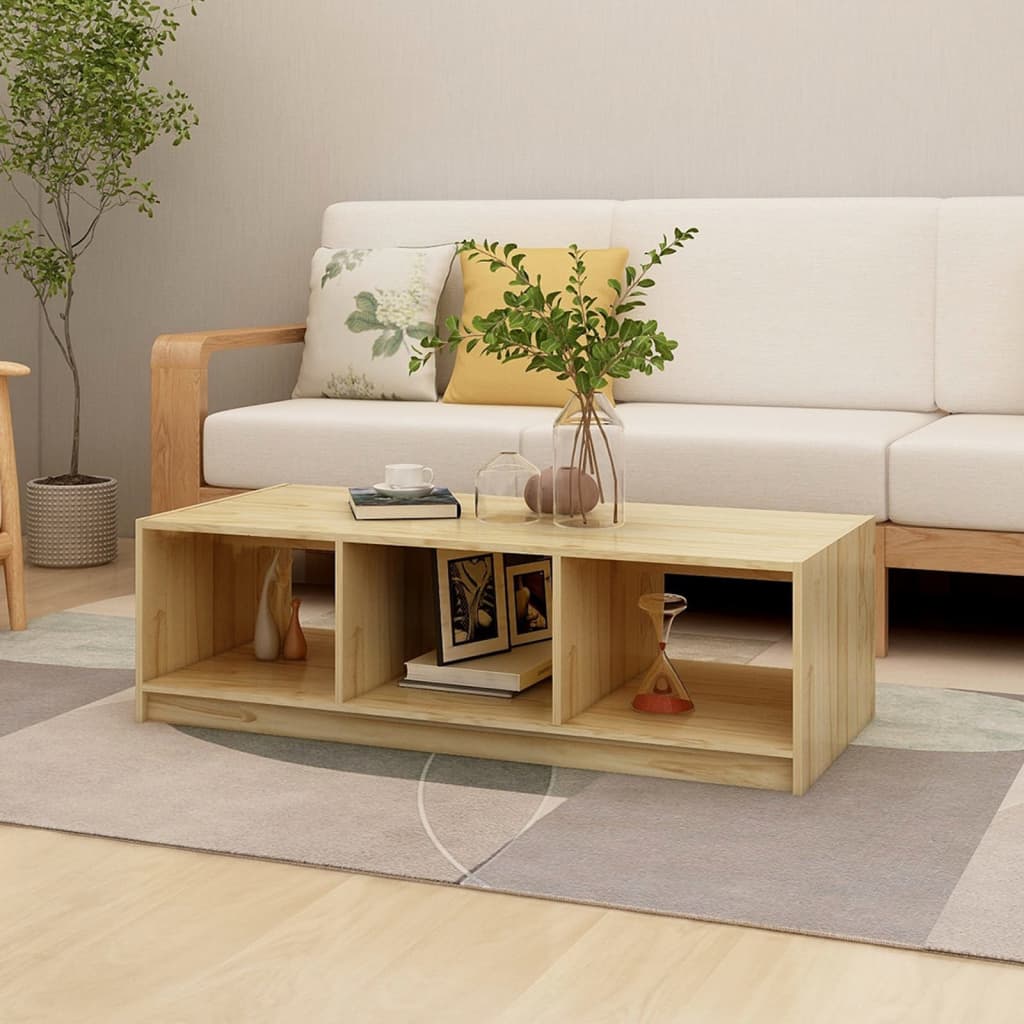 Coffee Table | | Solid Pinewood | Medium | Storage | Coffee Table