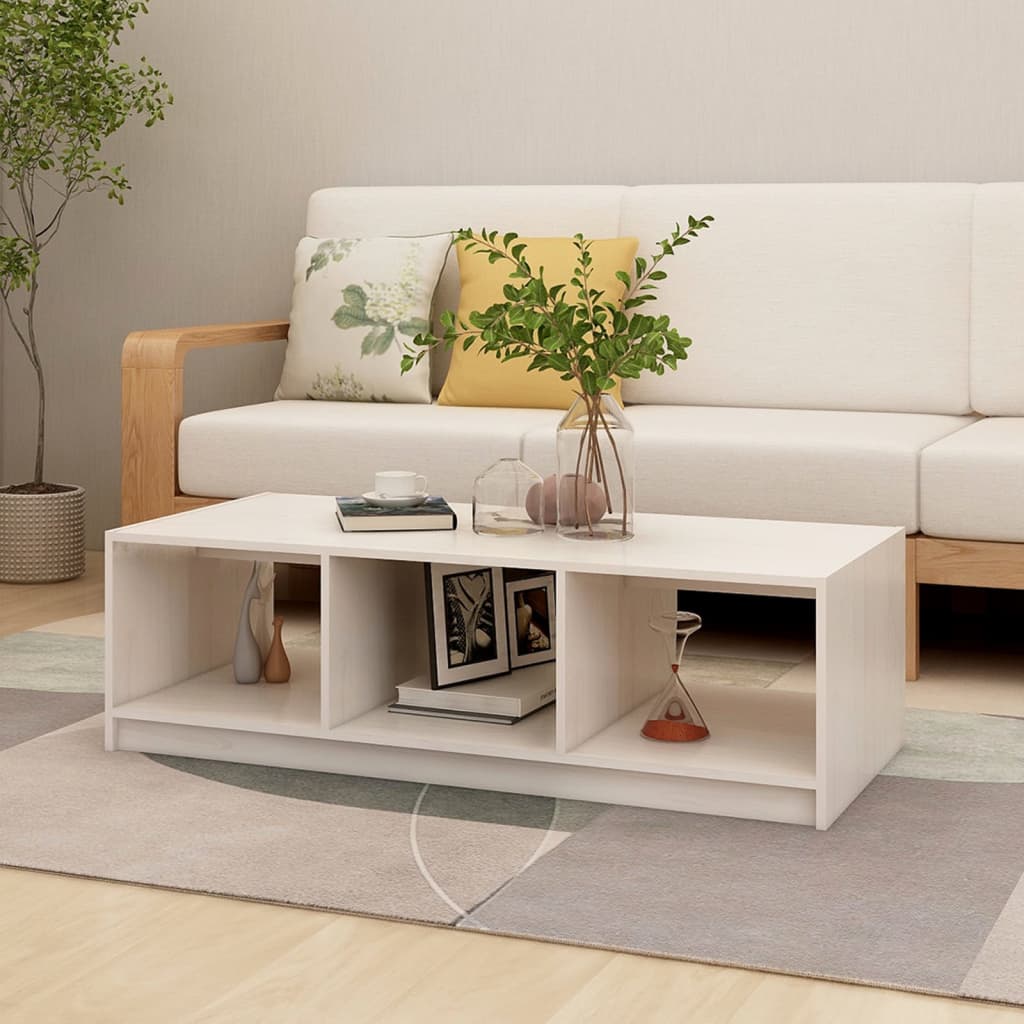 Coffee Table | | Solid Pinewood | Medium | Storage | Coffee Table