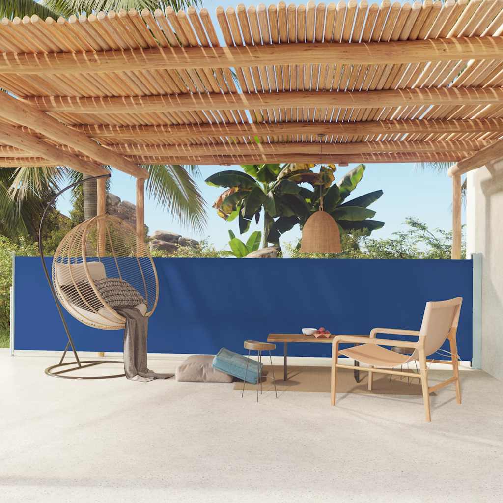 Side Awning | Fabric + Grey Steel Cover