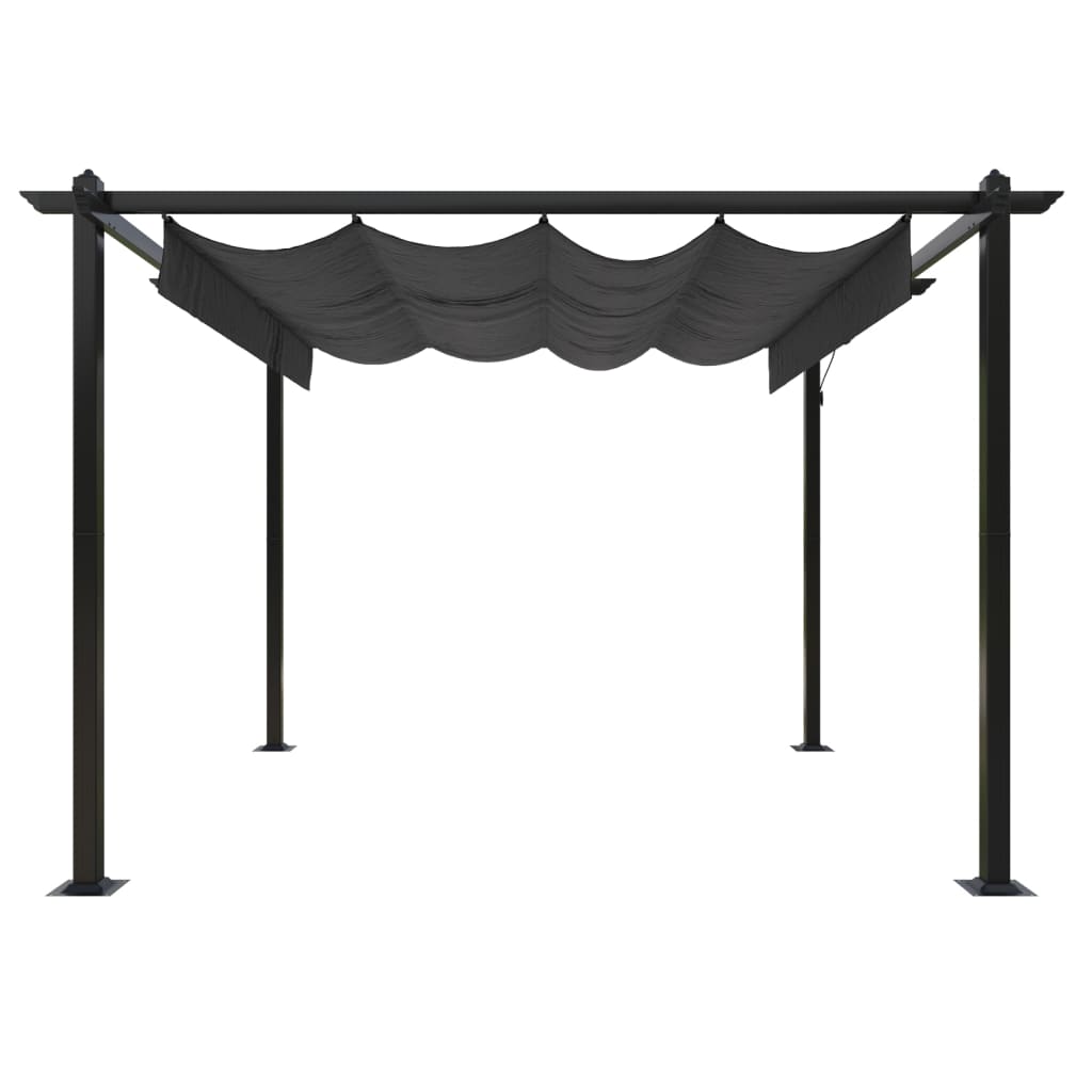 Garden Gazebo With Retractable Roof 3X3 M