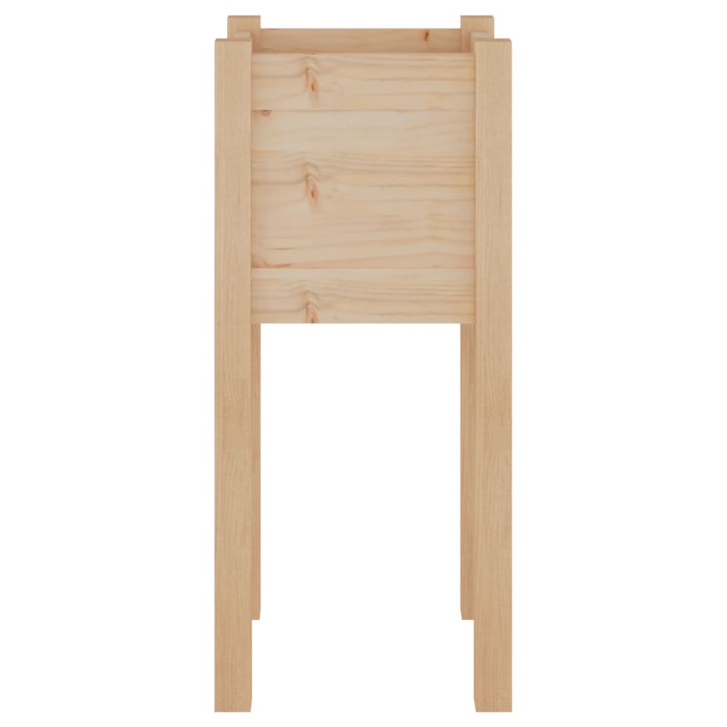 Garden Planter 31X31X70 Cm Solid Pinewood