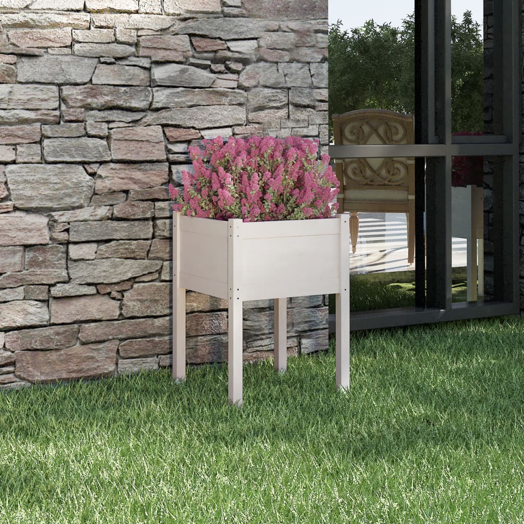 Garden Planter 50X50X70 Cm Solid Pinewood