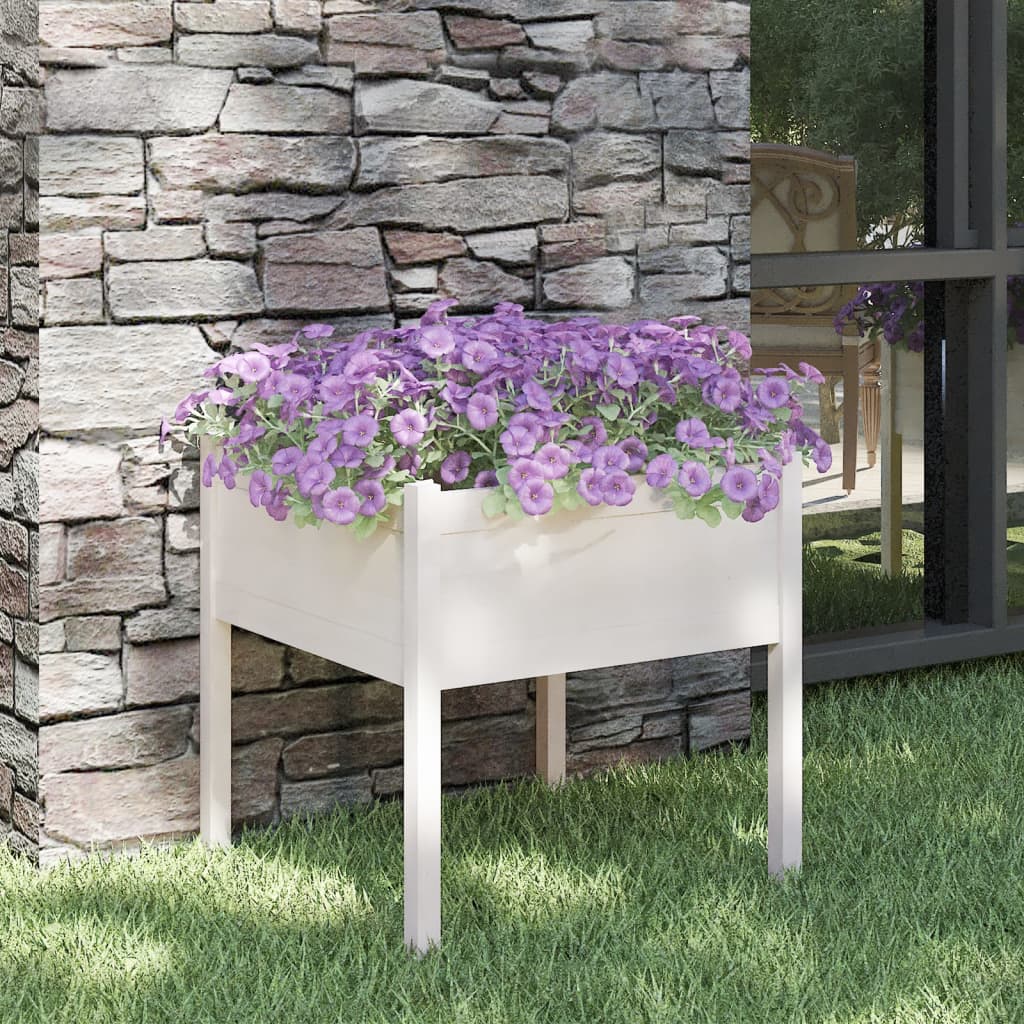 Garden Planter 70X70X70 Cm Solid Pinewood