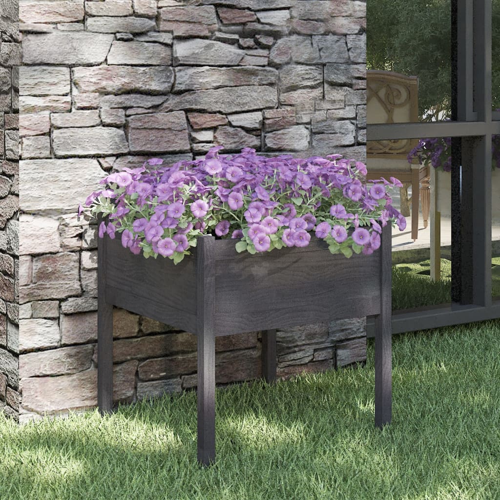 Garden Planter 70X70X70 Cm Solid Pinewood