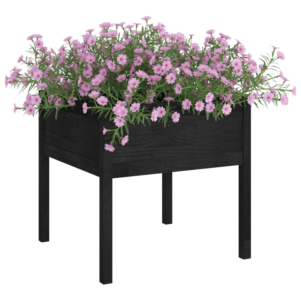 Garden Planter 70X70X70 Cm Solid Pinewood