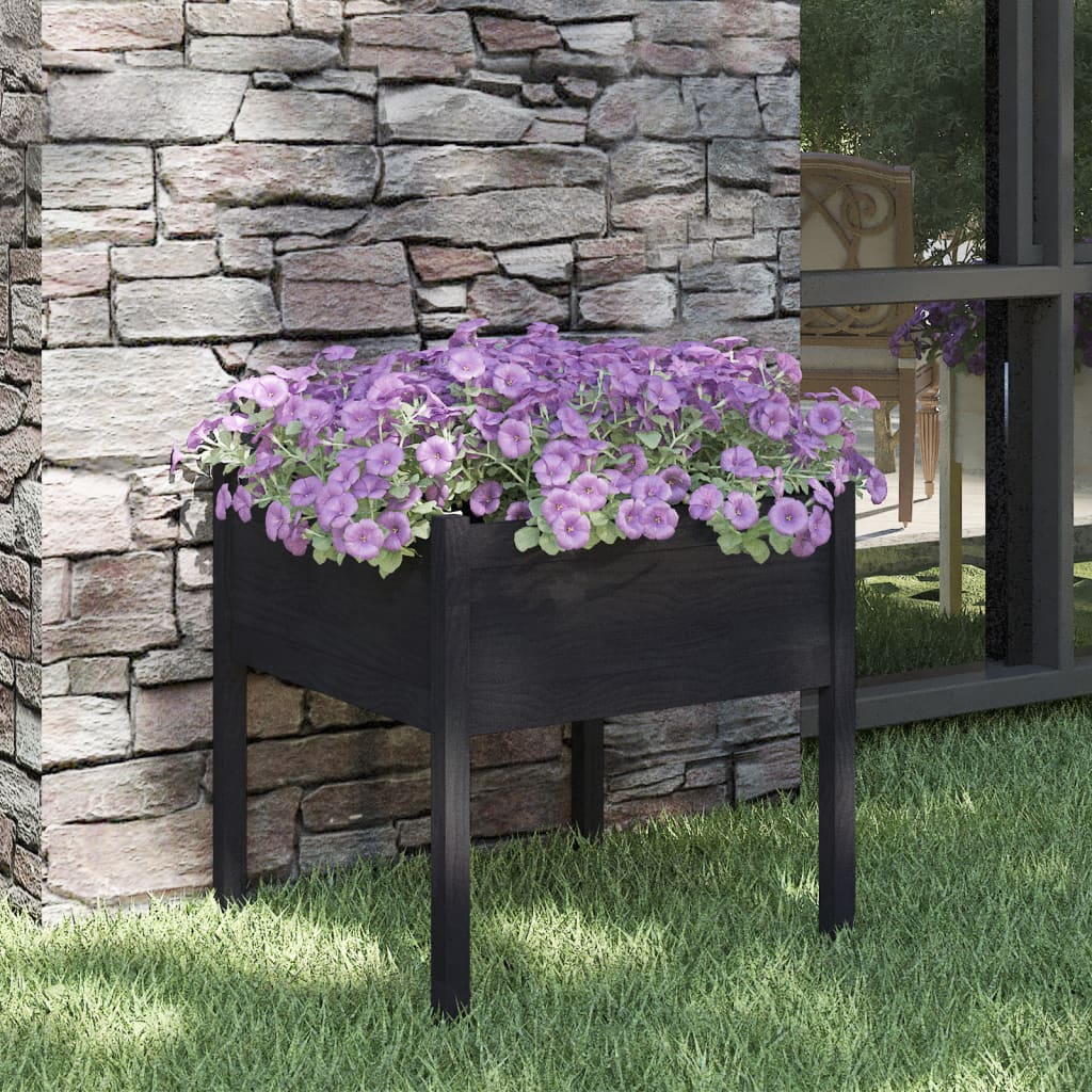 Garden Planter 70X70X70 Cm Solid Pinewood