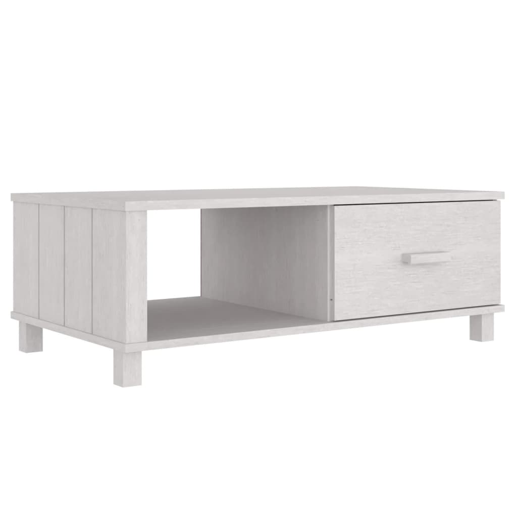 Coffee Table Hamar 100X55X35 Cm Solid Wood Pine