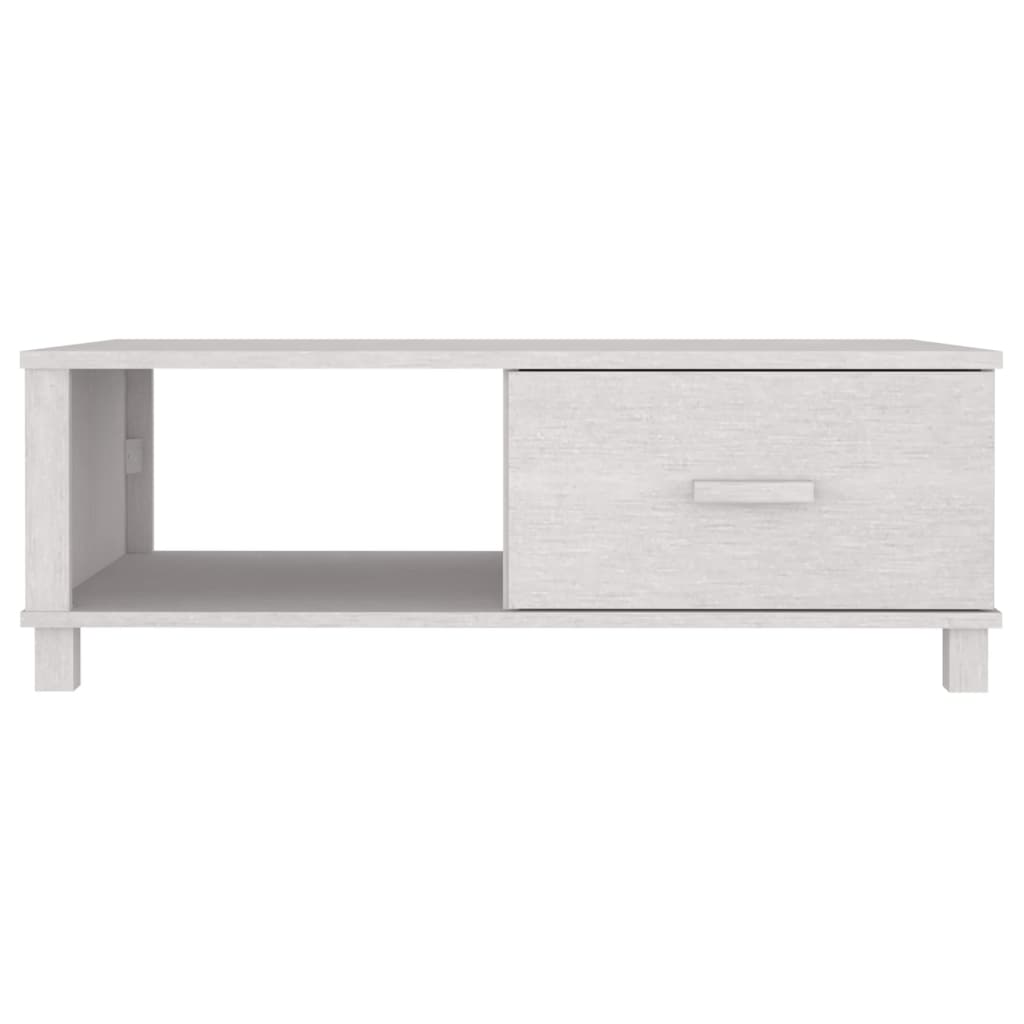 Coffee Table Hamar 100X55X35 Cm Solid Wood Pine