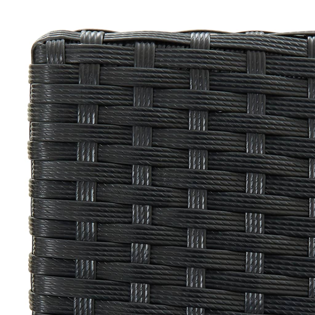 3 Piece Garden Bar Set With Cushions Poly Rattan