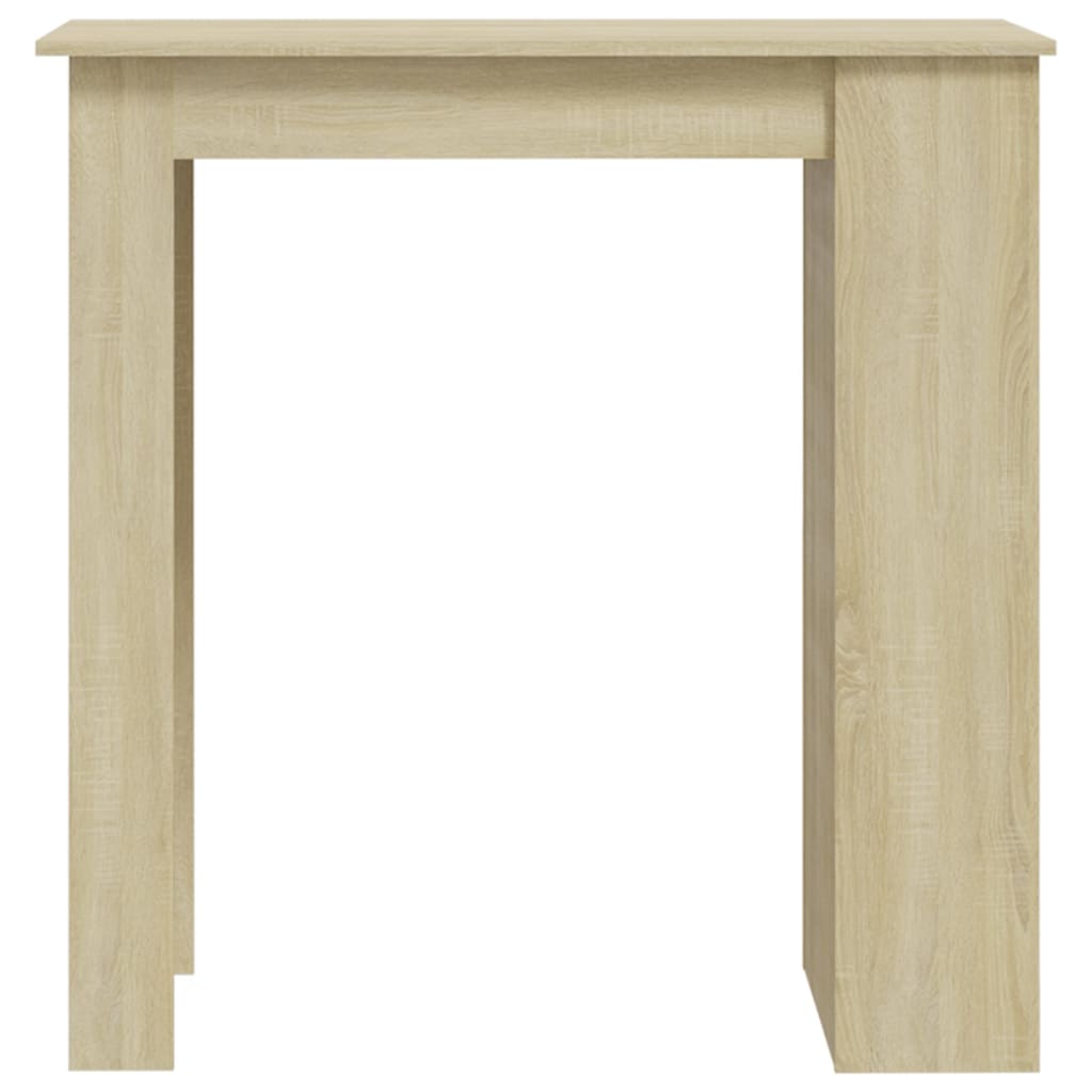 Bar Table With Storage Rack 102X50X103.5Cm Engineered Wood