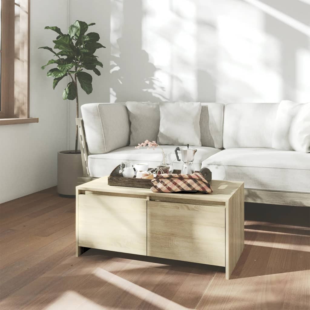 Coffee Table 90X50X41.5 Cm Engineered Wood