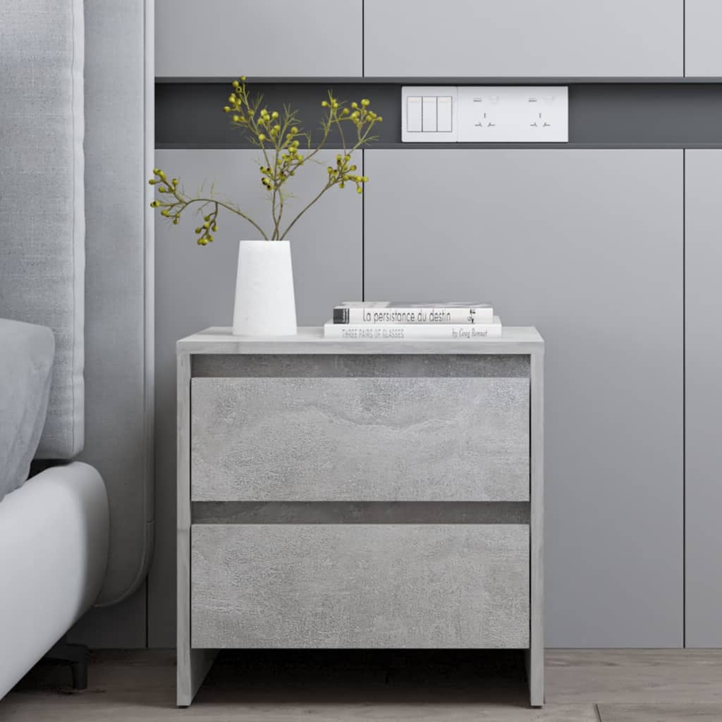 Bedside Cabinet 45X34.5X44.5 Cm Engineered Wood