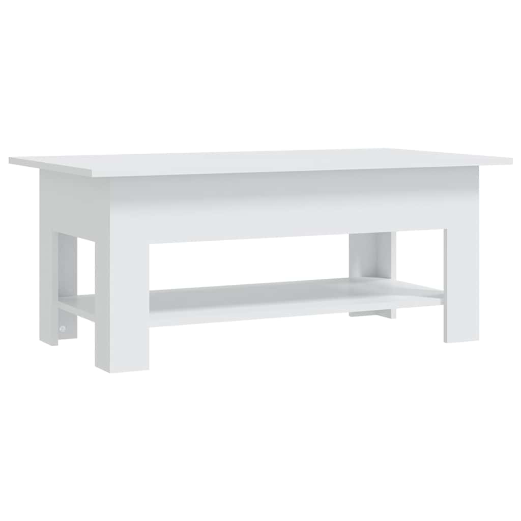 Coffee Table Engineered Wood Smoked Oak Old Wood Artisan Oak Concrete Grey White