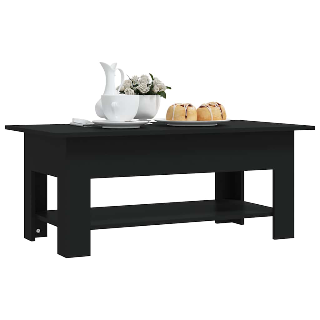 Coffee Table Engineered Wood Smoked Oak Old Wood Artisan Oak Concrete Grey White