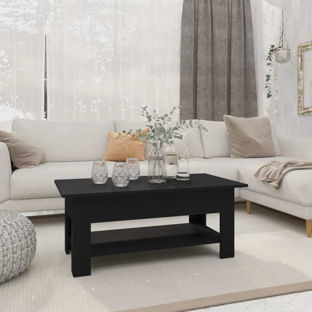 Coffee Table Engineered Wood Smoked Oak Old Wood Artisan Oak Concrete Grey White