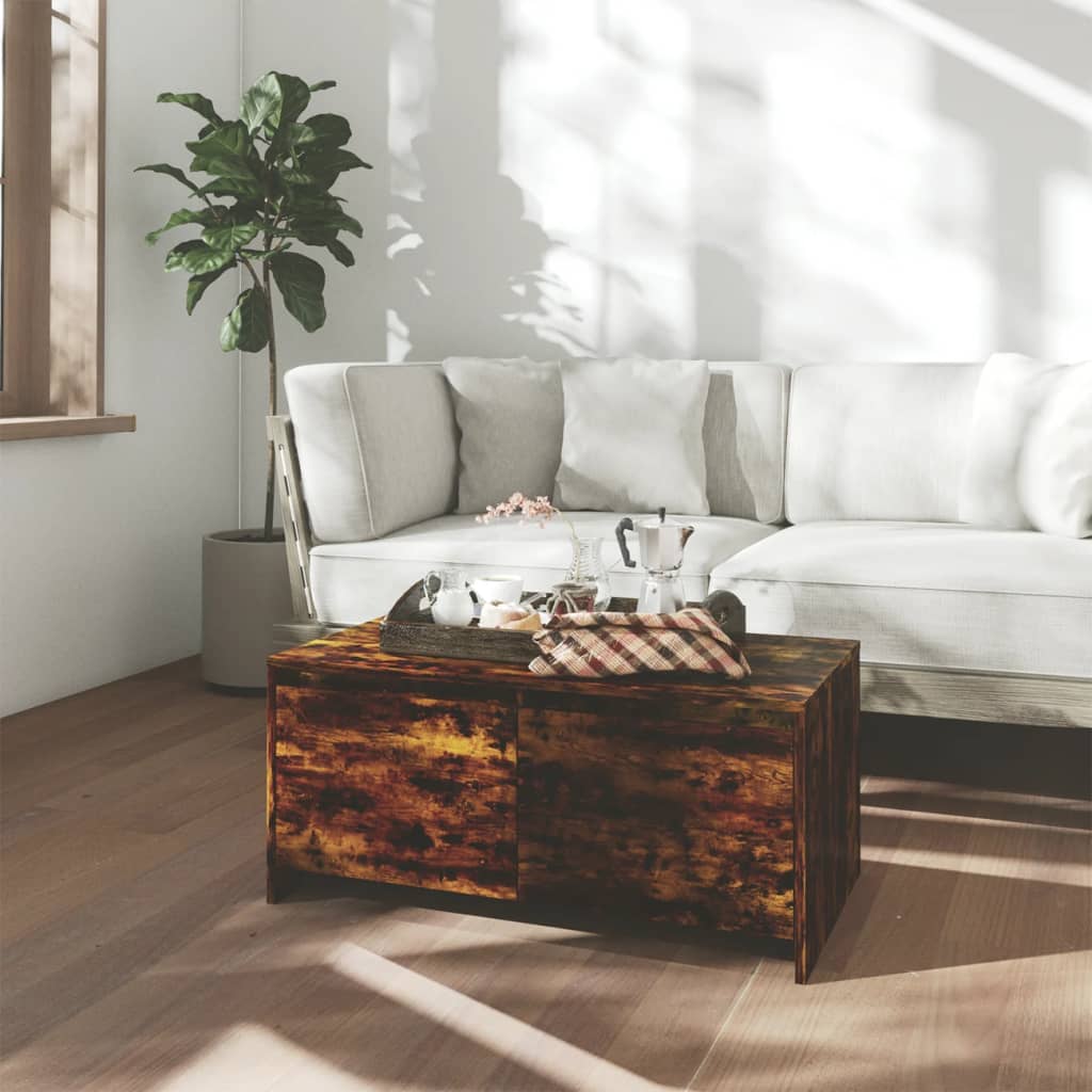 Coffee Table 90X50X41.5 Cm Engineered Wood