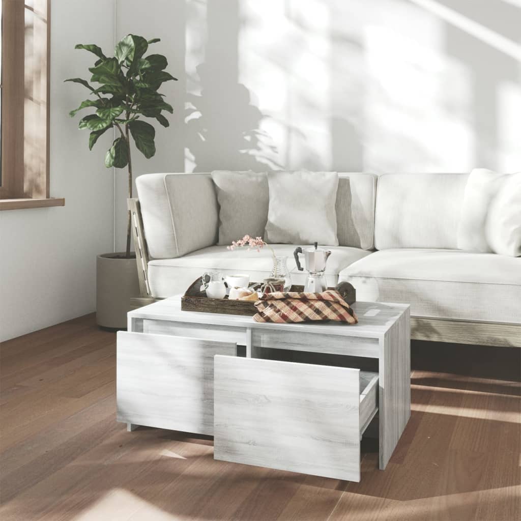 Coffee Table 90X50X41.5 Cm Engineered Wood