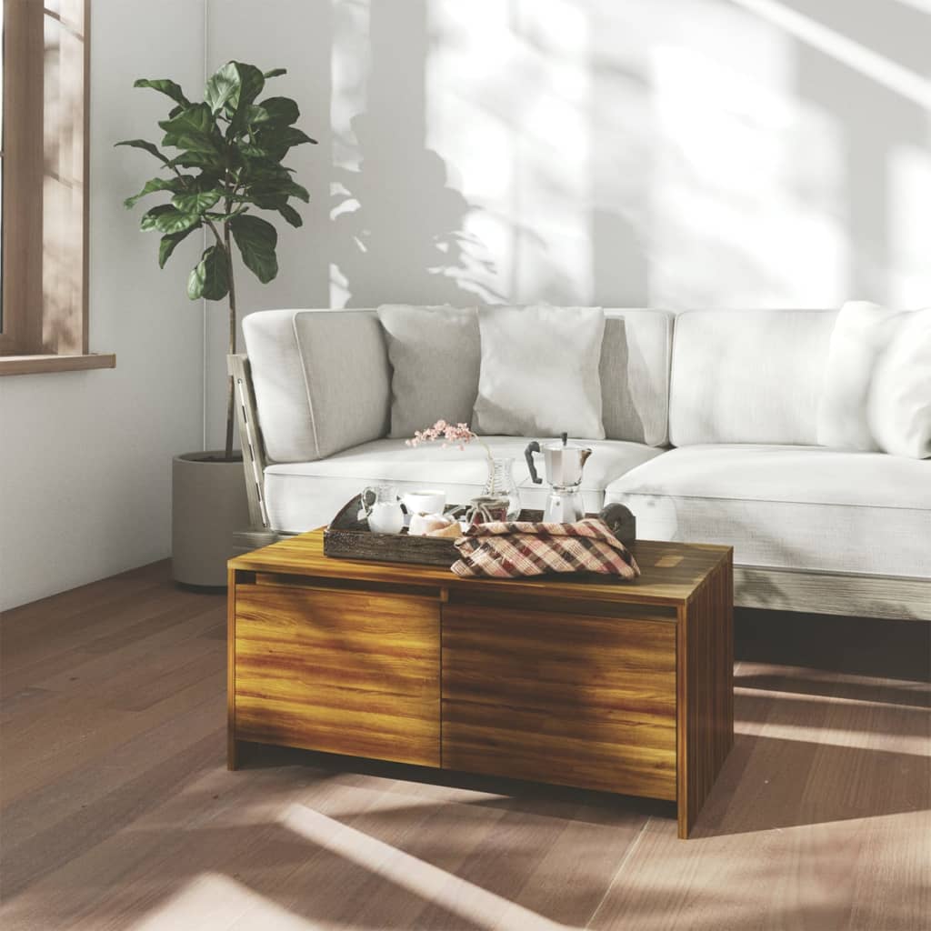 Coffee Table 90X50X41.5 Cm Engineered Wood