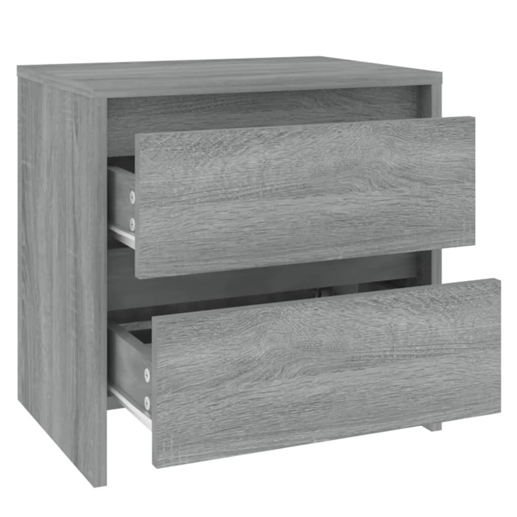 Bedside Cabinet 45X34.5X44.5 Cm Engineered Wood