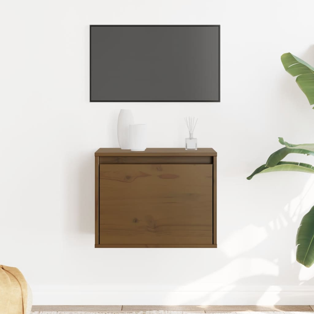 Wall Cabinets 2 Pcs 45X30X35 Cm Solid Pinewood