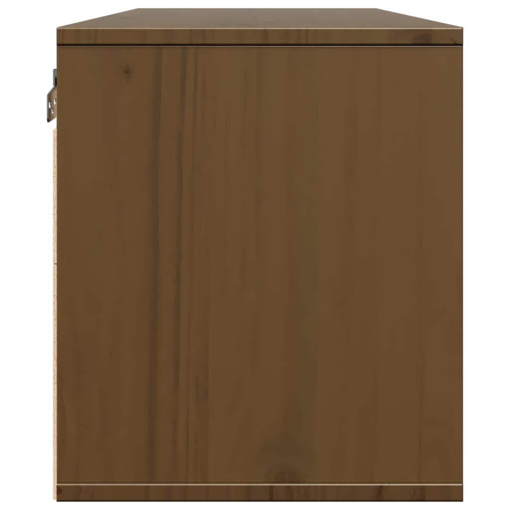 Wall Cabinets 2 Pcs 45X30X35 Cm Solid Pinewood
