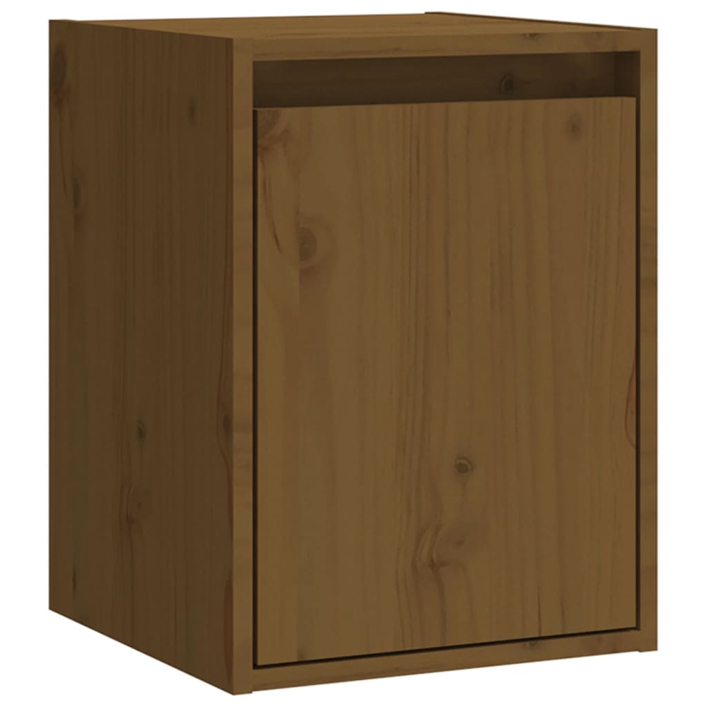 Wall Cabinets 2 Pcs 30X30X40 Cm Solid Wood Pine