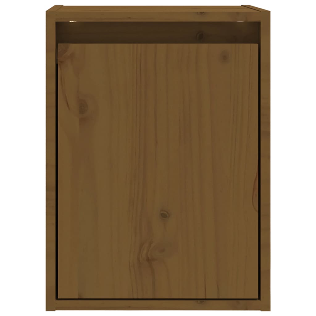 Wall Cabinets 2 Pcs 30X30X40 Cm Solid Wood Pine