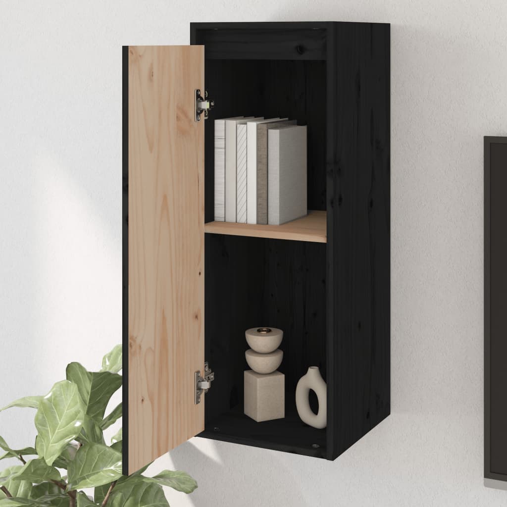 Wall Cabinets 2 Pcs 30X30X80 Cm Solid Wood Pine