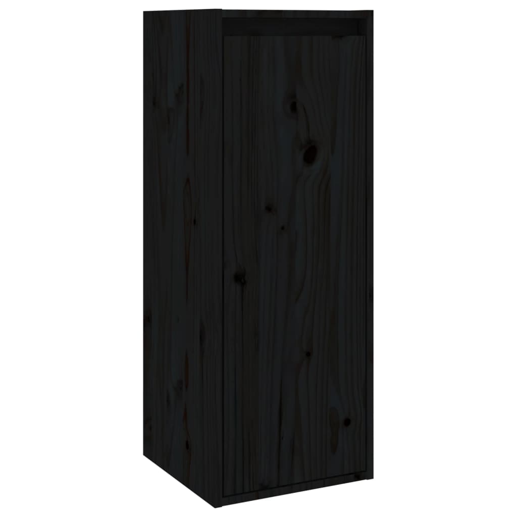 Wall Cabinets 2 Pcs 30X30X80 Cm Solid Wood Pine