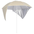 Garden Parasol Beach Side Walls 215 Cm sand blue anthracite green