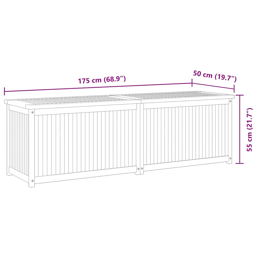 Garden Box Solid Wood Teak