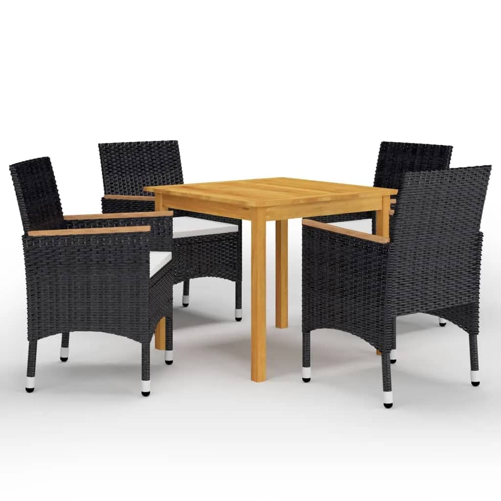 3 Piece Garden Dining Set With Cushions