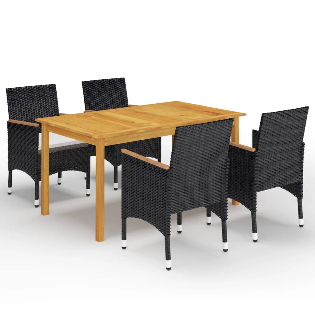 3 Piece Garden Dining Set With Cushions